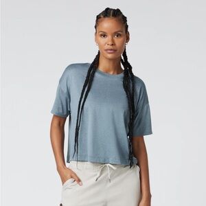 Vuori Energy Tee - Smoke Blue Heather